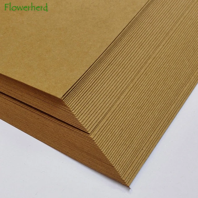 50pcs/lot A3 A5 A4 kraft paper brown paper craft thick board cardboard card  paper DIY card making paper 80g 120g 150g 200g 250g - AliExpress