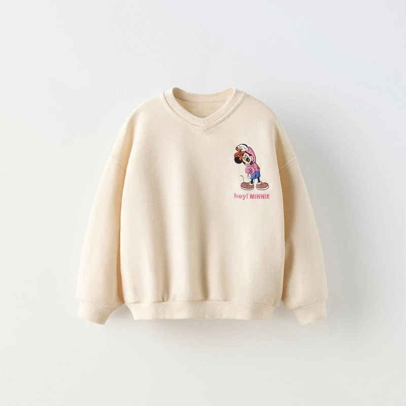 Baby Boys Clothes Mickey Sweatshirt Autumn Tops Loose Fashion Boutique Children's Wear Long Sleeved Hoodie O-neck Pullover Top