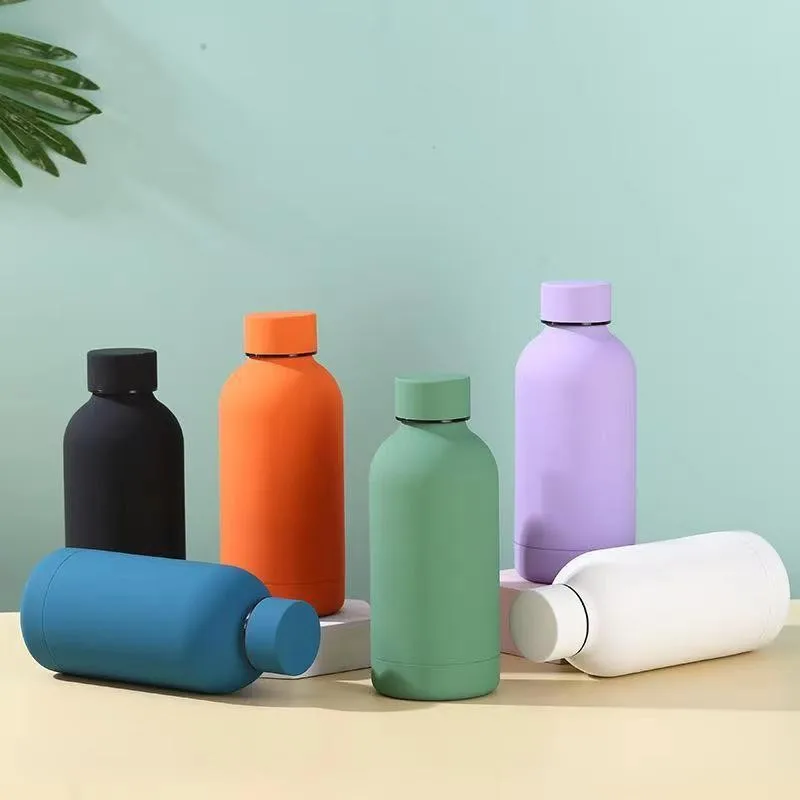 American small stainless steel thermos cup mini sports kettle frosted thermos bottle water bottle sports water bottle sports bottle stainless steel water bottle stainless steel cup plastic water bottle stainless steel mug