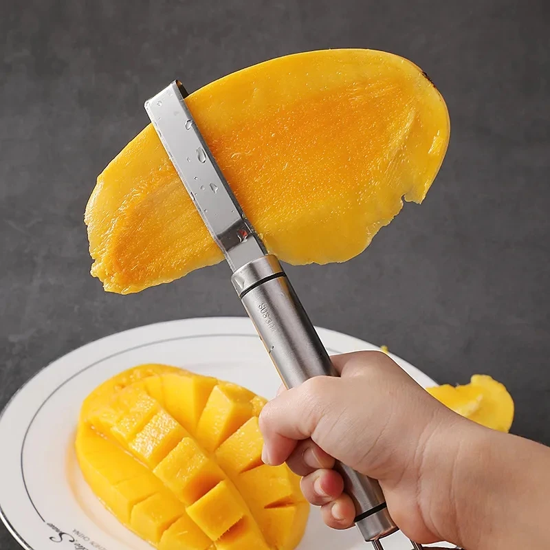 Mango Corer Multifunctional Mango Meat Picker Fruit Fishing Tool Peeling Pineapple Corer Knife Fruit Peeling Tool Kitchen Tools