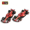 Bburago 1:43 Ferrari 2024 SF24 #16 #55 F1 Racing Formula Car Static Simulation Diecast Alloy Model Car 1
