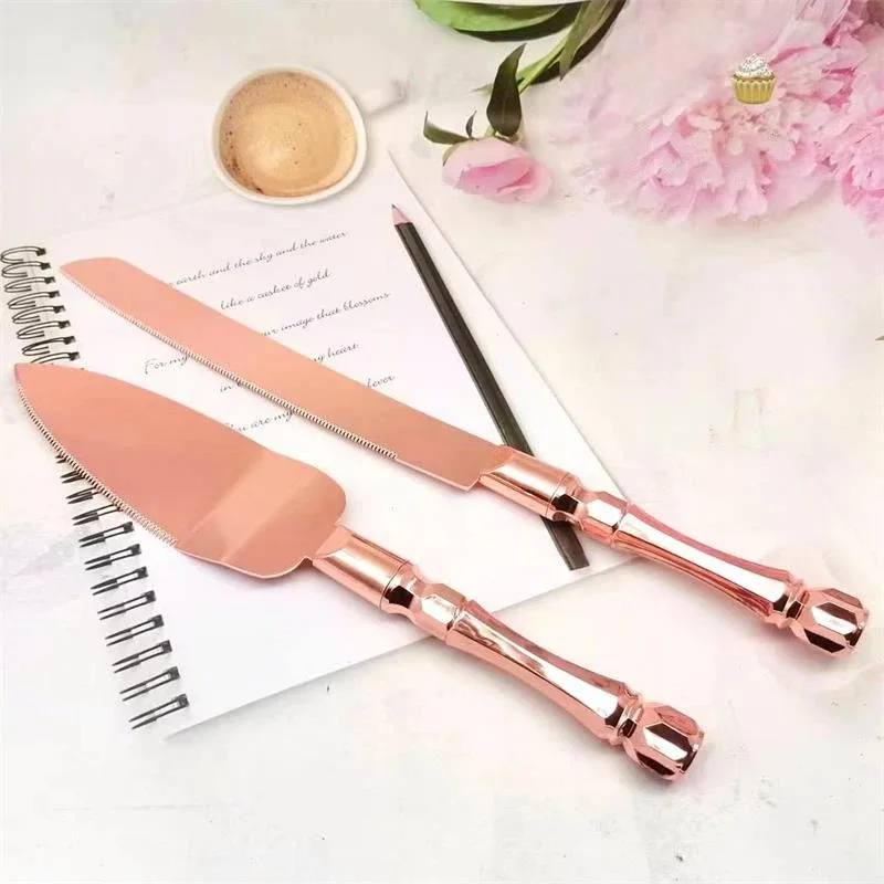 Stainless Steel Wedding Cake Knife Household  Dessert Shovel Birthday Party Pie Baking Tools Pizza Cheese Divider Knives