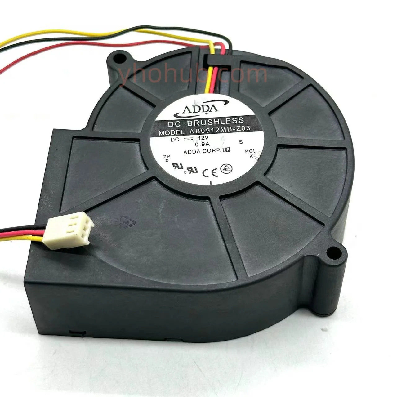 Adda Ab0912mb-z03 dc 12v 0.90a 97x97x33 mm Ventilador de Refrigeração do Servidor