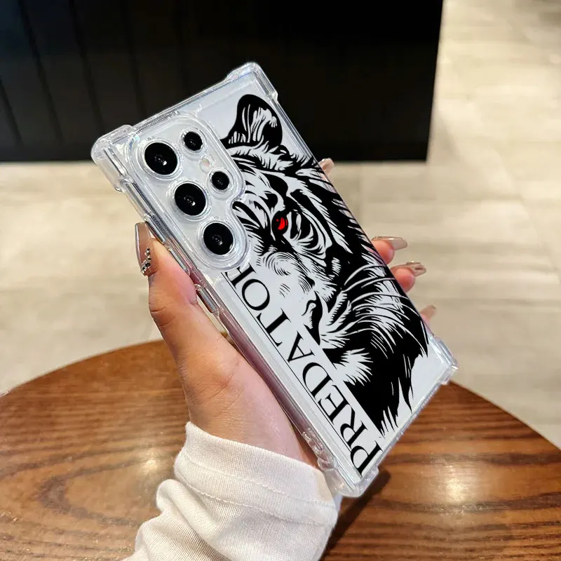 Wildlife-Inspired Soft Clear Phone Case Cover