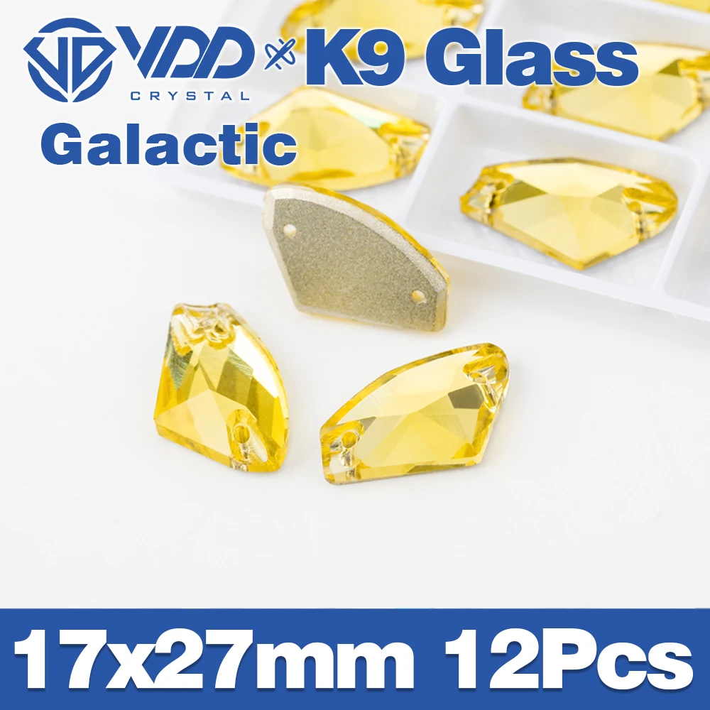 VDD S105 Sun.Topaz Fasze Top Qualität K9 Glas Nähen Auf Strass Kristall Nähen Flatback Steine Für Kleidung Kleidungsstück Kleid – Detail 15