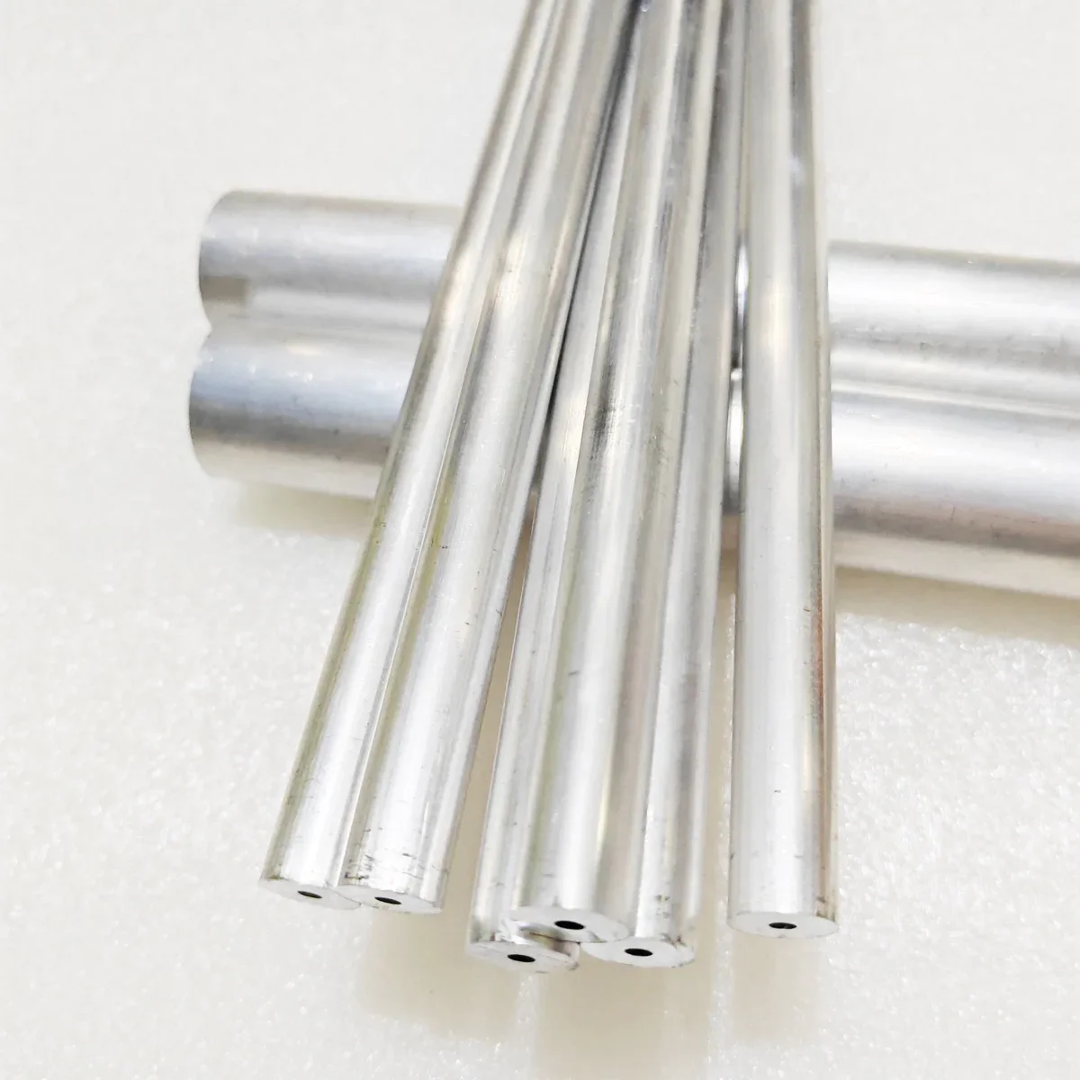 2PCS 6063 알루미늄 튜브 알루미늄 파이프 OD9-14mm ID2-13mm 직선 중공 원형 파이프 배관 Diy 도구 금속