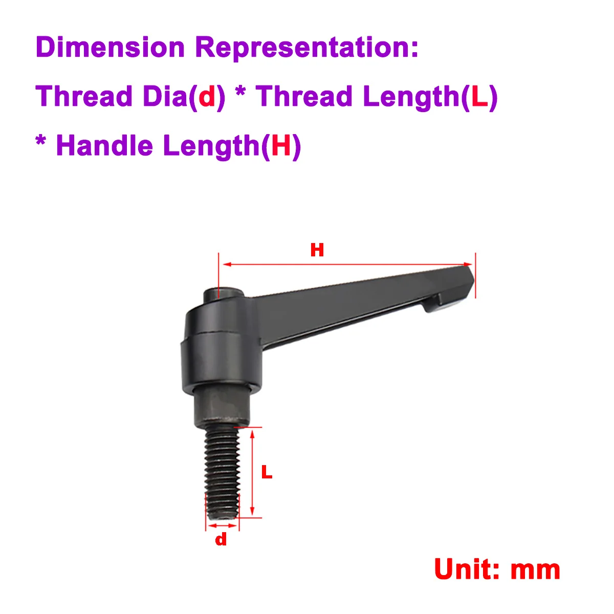 

M5M6M8M10M12M16 Adjustable 7 / L-Shaped Quick Locking Wrench Bolt