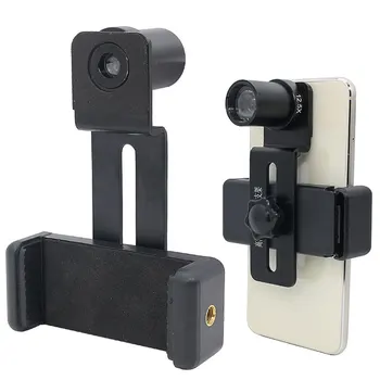 Adattatore per montaggio su telefono cellulare Clip per telefono con obiettivo oculare 10X Prendi per il microscopio Risparmia inviare foto video Diametro 23,2 mm 30 mm 30,5 mm
