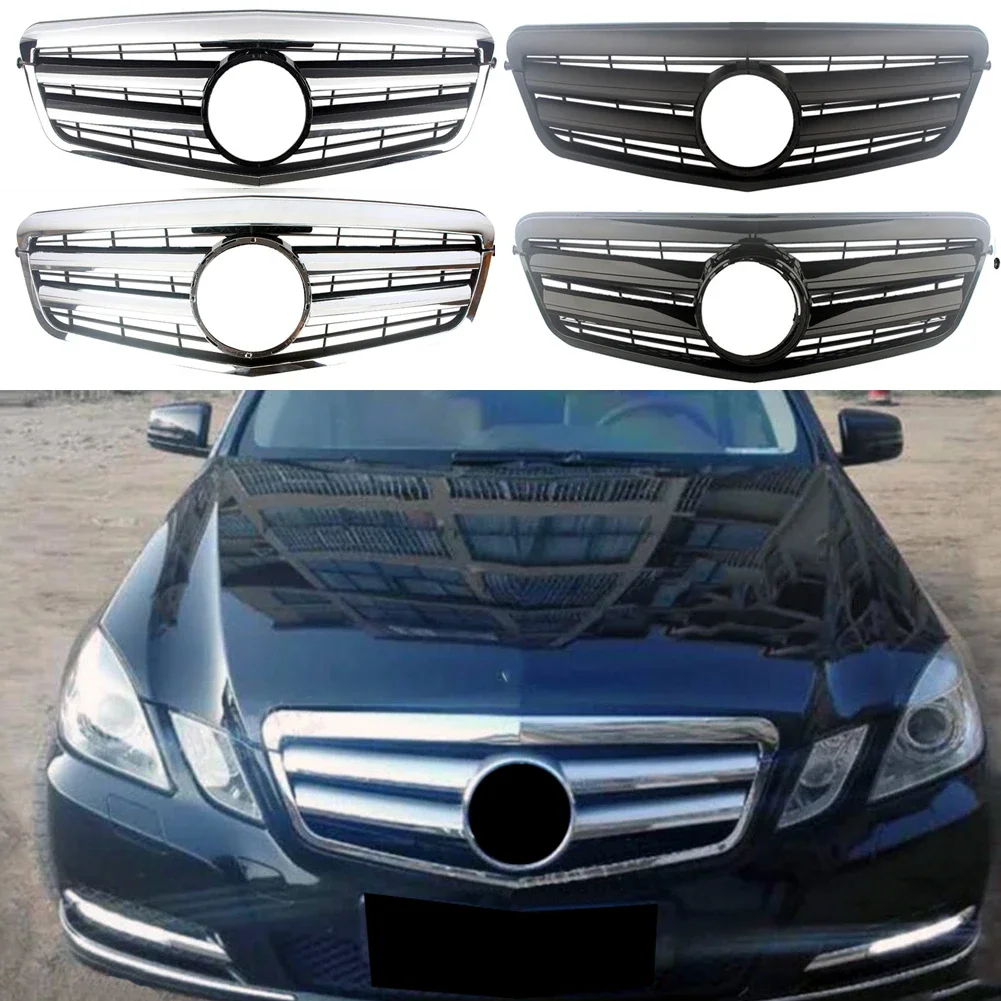 

Car Front Hood Grill Grille Fit For Mercedes-Benz E-CLASS E200 E250 E280 E300 E350 E500 E550 W212 2009-2013 Glossy 4 Doors