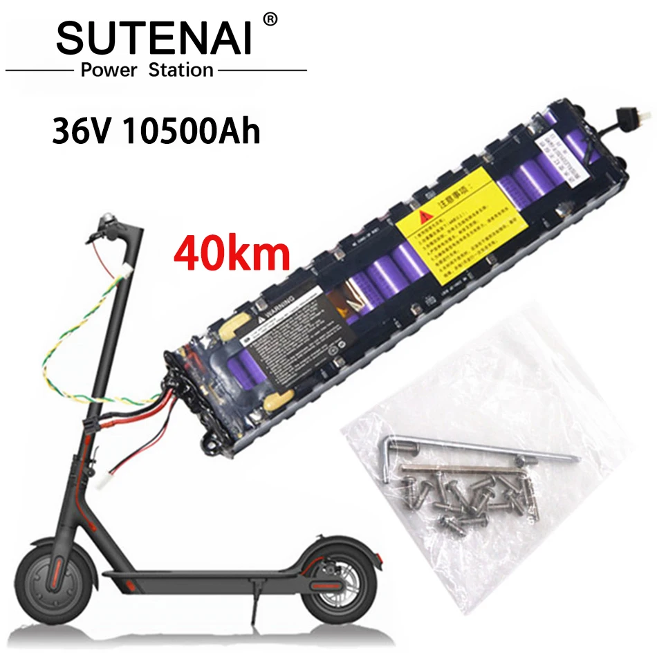 

2023 New Original 36V 10500mah battery For Xiaomi M365 M356 Pro Special battery pack 36V Li-ion battery 10500mAh Riding40km