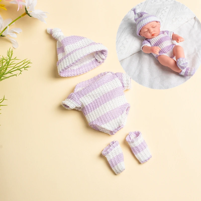 20cm Baby Dolls Clothes for DIY Toy Doll Accessories Suitable For 8inch Doll Sweater Jumpsuit Reborn Doll Clothes Accessories 3