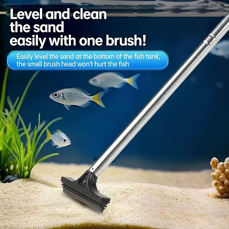 Teleskopisches Reinigungswerkzeug, Aquarium-Algenkratzer, Anti-Beschlag-Wasserabzieher für Auto-Rückspiegel, universeller Glasreiniger, Zubehör – Detail 5
