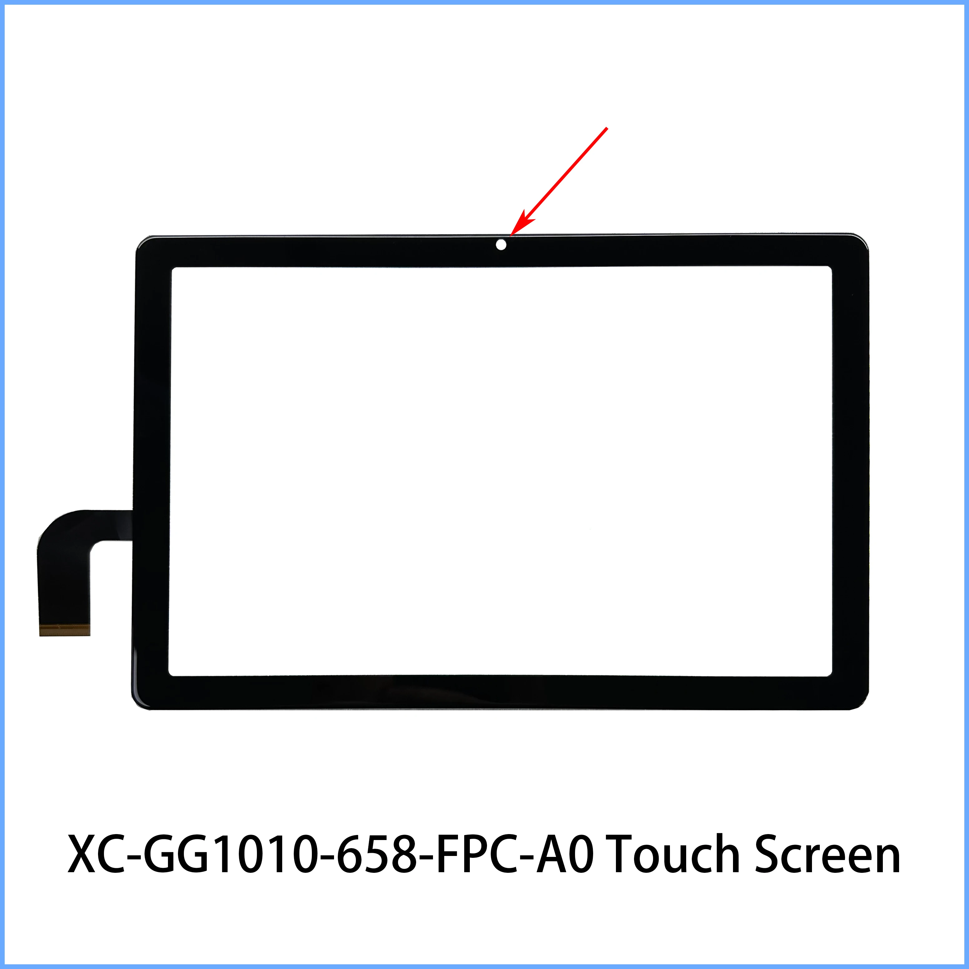 

New 10.1 inch P/N XC-GG1010-658-FPC-A0 Touch Screen Tablet PC Capacitive Digitizer Sensor Glass Panel XC-GG1010-658-FPC-AO