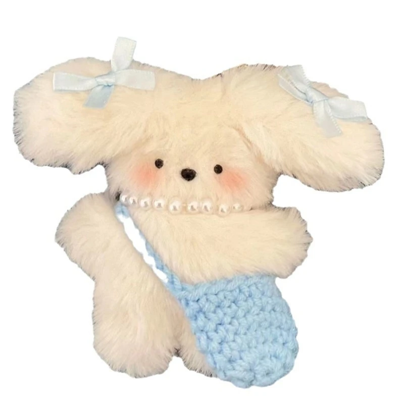 2023 New Bowknot Dog Keychain Bag Charm Lovely and Fashionable Accessory for Women