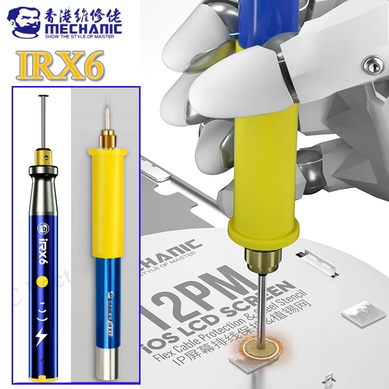 Mechanic Phone Repair Micro Grinding Pen Tool IC Chip Screw Removal irX5  Full Se