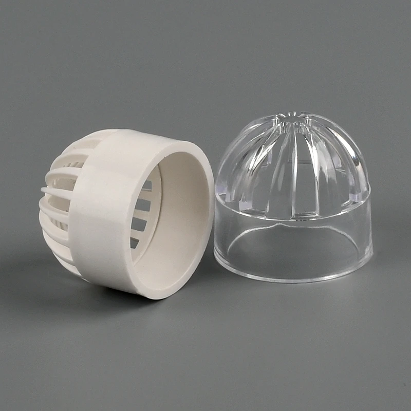 1-2Pcs I.D20-110mm Pvc 벤트 캡 필터 Isolatie 스크린 물 탱크 Permeabel 공동 수족관 Zeevruchten Zwembad Overloop Buisleid