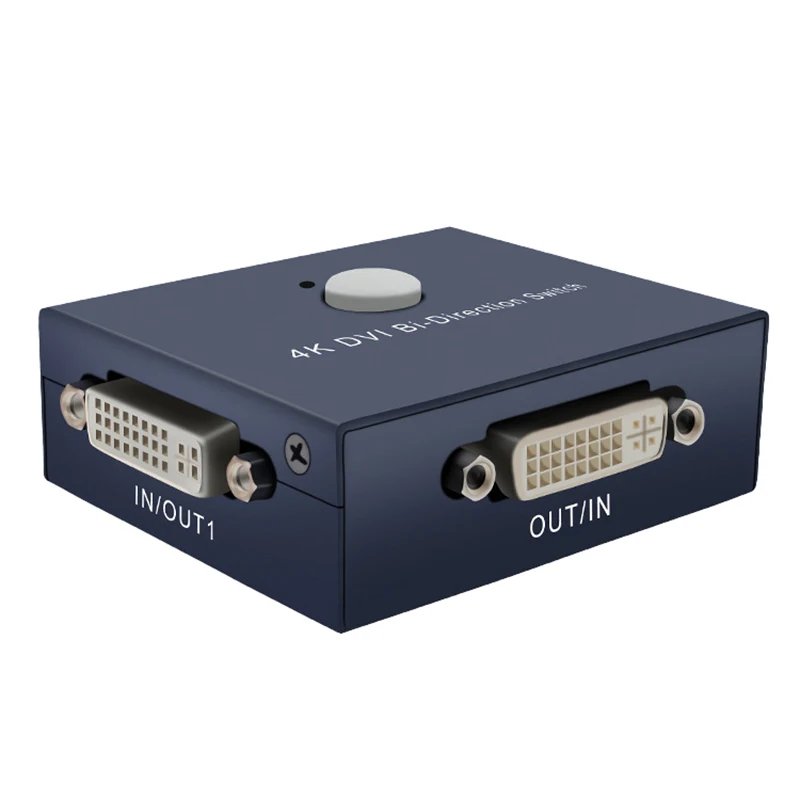 

Switch 4K@30Hz 2X1 DVI Bi-Directional Switcher UHD 4Kx2k Splitter For HDTV/PS4/ One/Apple TV/Fire Stick