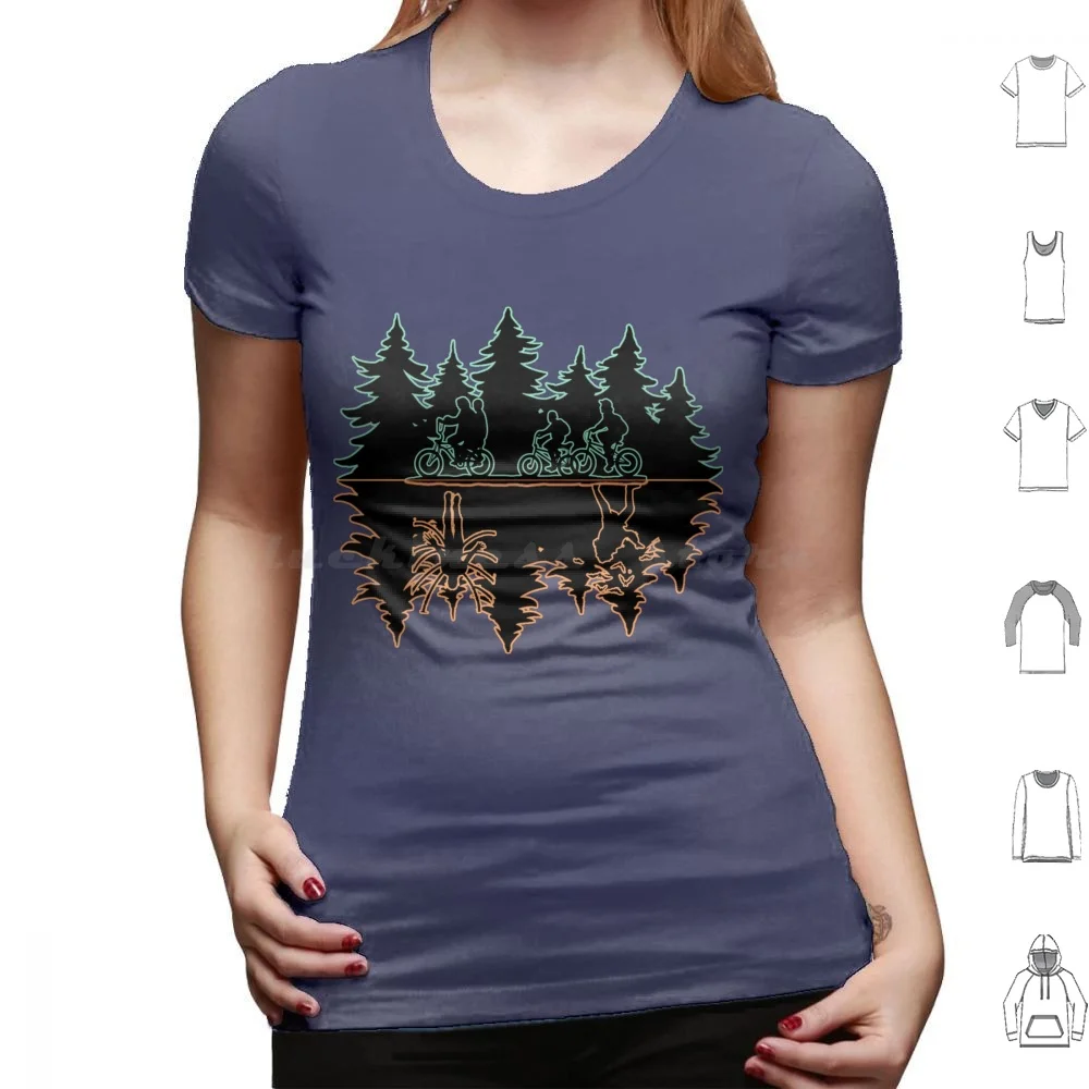 thumbnail image 1 of (El revés) 2 camisetas 6xl algodón camiseta genial cosas extrañas Will Byers Mike Eleven Lucas Dustin 80s Hawkins Netflix 1980s, 1 of 5