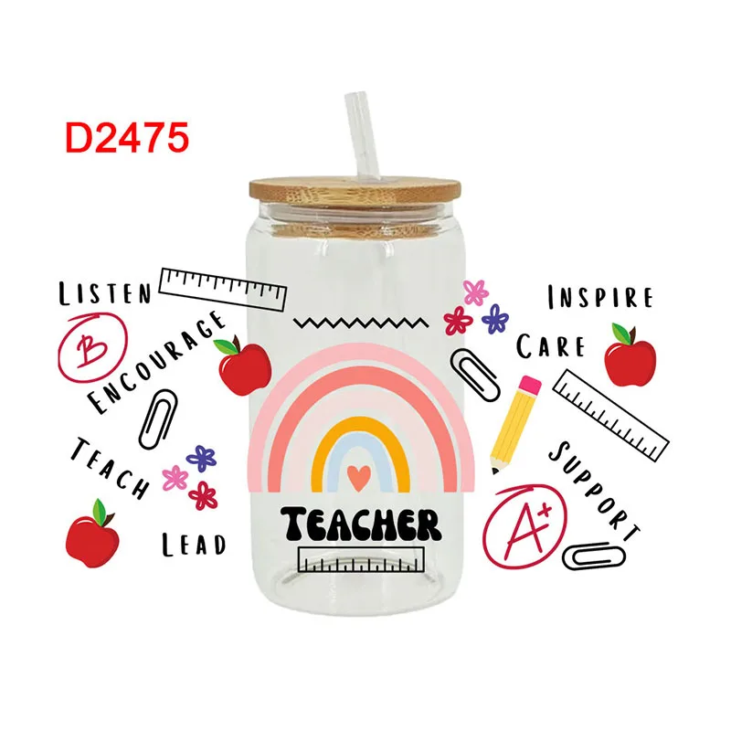 INCOK Acotar UV DTF Aufkleber Set - 20 Blatt Tumbler Transfer Für DIY Projekte