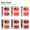 6-color Liquid Peel-off Lip Gloss Waterproof Long-lasting Peel-off Lip Gloss Non-stick Cup Makeup Moisturizing Makeup for Women 2