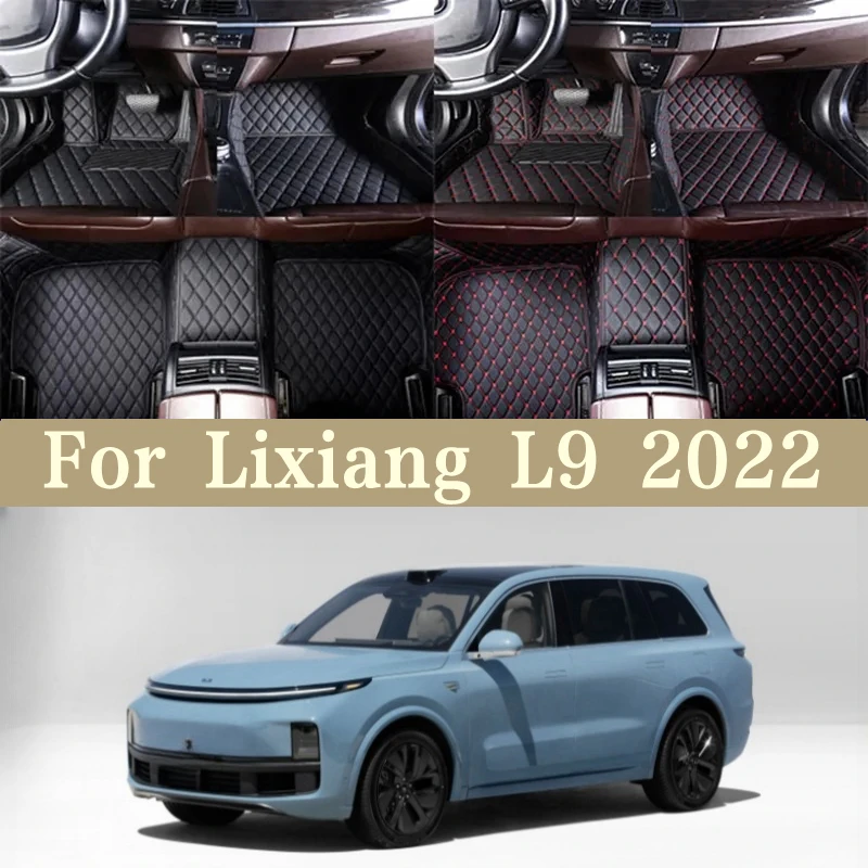 

Car Foot Pads Auto Interior Protective For Lixiang L9 2022 Pad Custom Leather Auto Floor Mats Automobile Carpet Cover