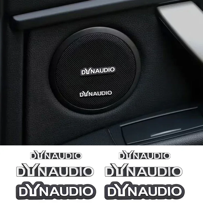 5 Pz/10 Pz Di Alta Qualità In Metallo Dynaudio Logo Auto Hi-Fi Altoparlante Audio Altoparlante Distintivo Stereo Emblema Adesivo Accessori Per Lo Styl