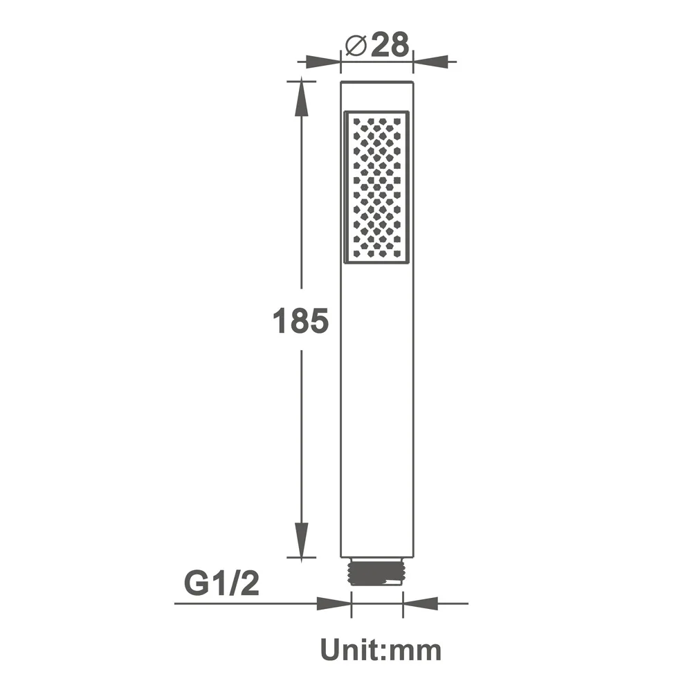 Description Picture 5 of itemRound Chrome Shower Head with Fixing Bracket Hose hand shower set with Stainless Steel Angle Valve LWS-2568