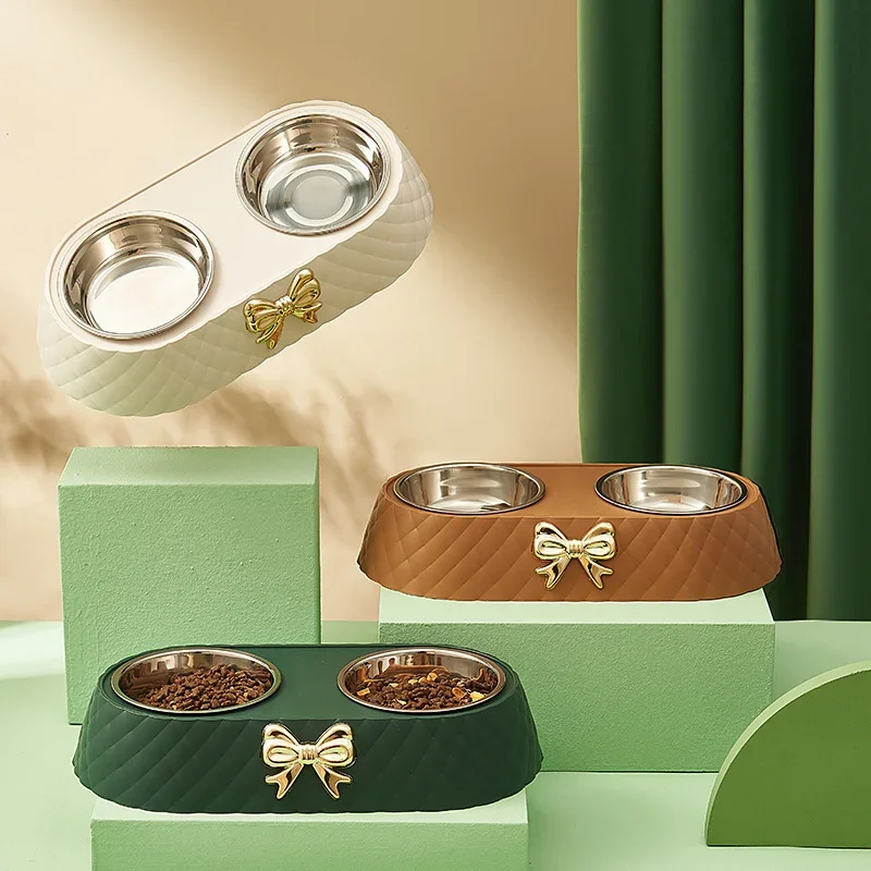 Elegant Double Pet Bowl
