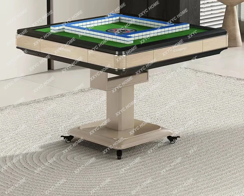 

Fully Automatic Mahjong Machine New Dining Table Dual-Use Ultra-Quiet Folding Rotary Roller Coaster Mahjong Table