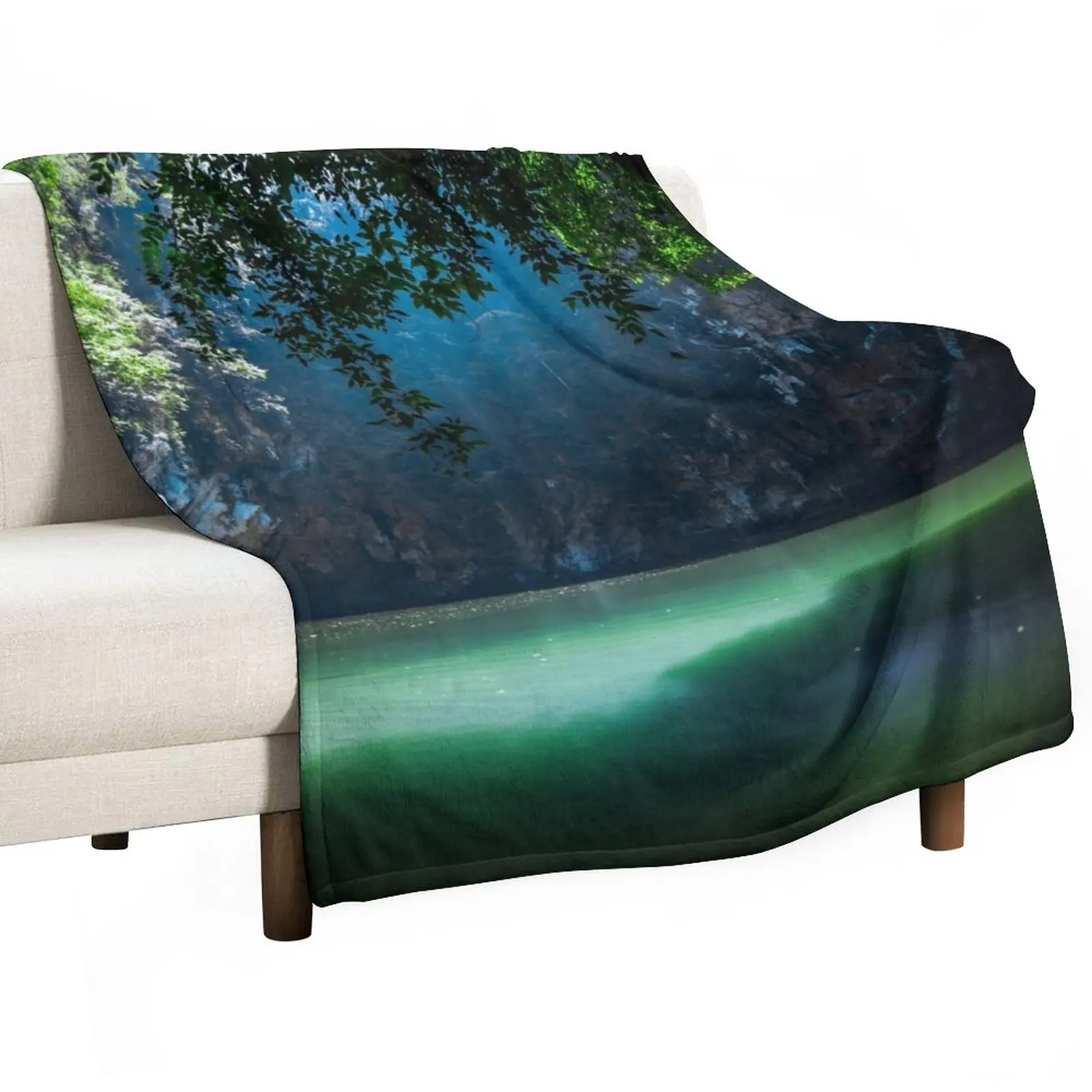 

Lagoon Throw Blanket Travel Blanket Luxury Designer Blanket Blankets For Bed