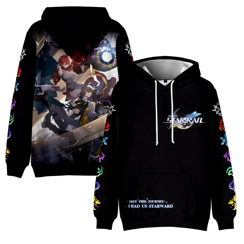 

Game Honkai Star Rail Anime Hoodie Long Sleeve Man Woman Sweatshirt Harajuku Streetwear 2023 Casual Style 3D Clothes