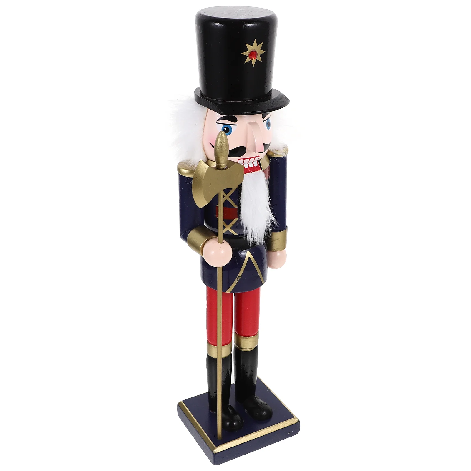 

Christmas Nutcracker Home Decor Wood Figures Figurine For Party Outdoor Decorative Nutcrackers Small Supplies