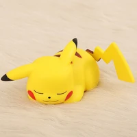 Pokemon Pikachu luce notturna incandescente giocattolo per bambini Pokemon Pikachu carino lampada da comodino compleanno per bambini regalo di natale 8