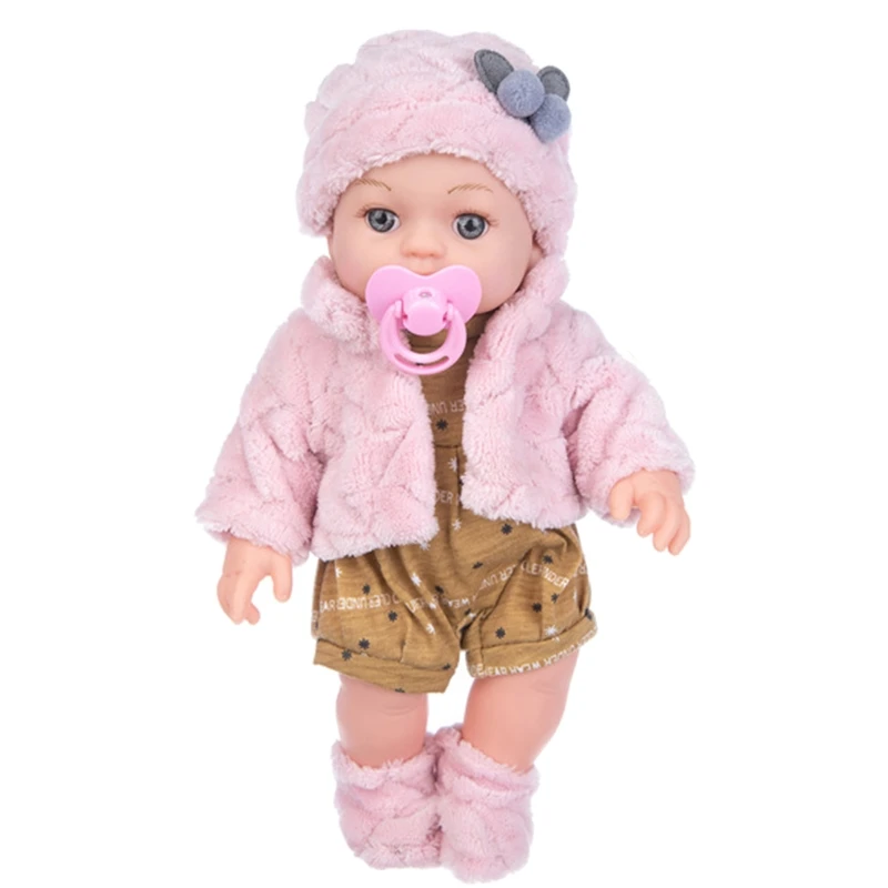 

Reborn Baby Lifelike Newborn Simulation Baby Enamel Dolls Children Kids Toy X90C