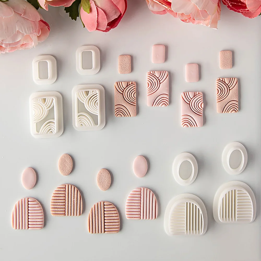 Polymer Clay Cutters Earrings Jewelry Pendant Pottery Tools