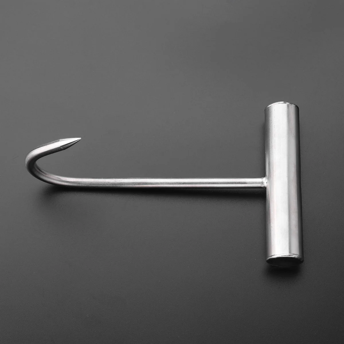 Stainless Steel Meat Hook Practical Pork Hook Roasted T Hook Useful