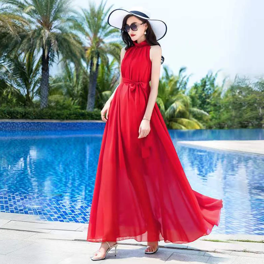 chinese dress ladies Ariel Convertible Satin Dress