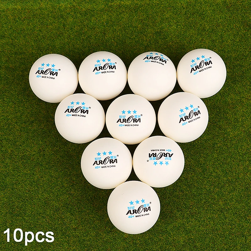 

10 Pcs 3 Star Ping Pong Balls 4cm Professional Table Tennis Training Balls ABS Standard Table Tennis For Competition Practice