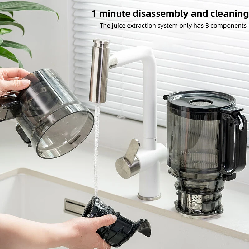 Large Caliber Juicer Residue Separation Household Low-speed Fruit Vegetable Multi-functional Juicer Commercial Electric Juicer