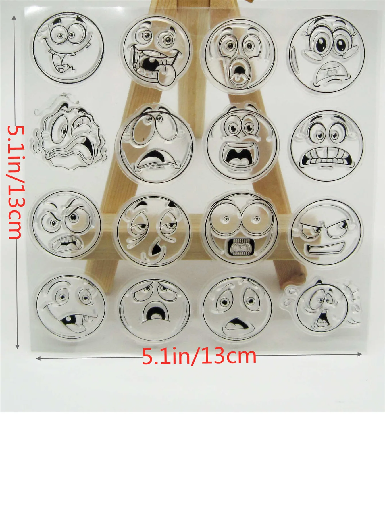 CustomLovely Design Transparent Silicone Clear Rubber Stamp Sheet Cling Scrapbooking DIY Cute Photo Album Decor