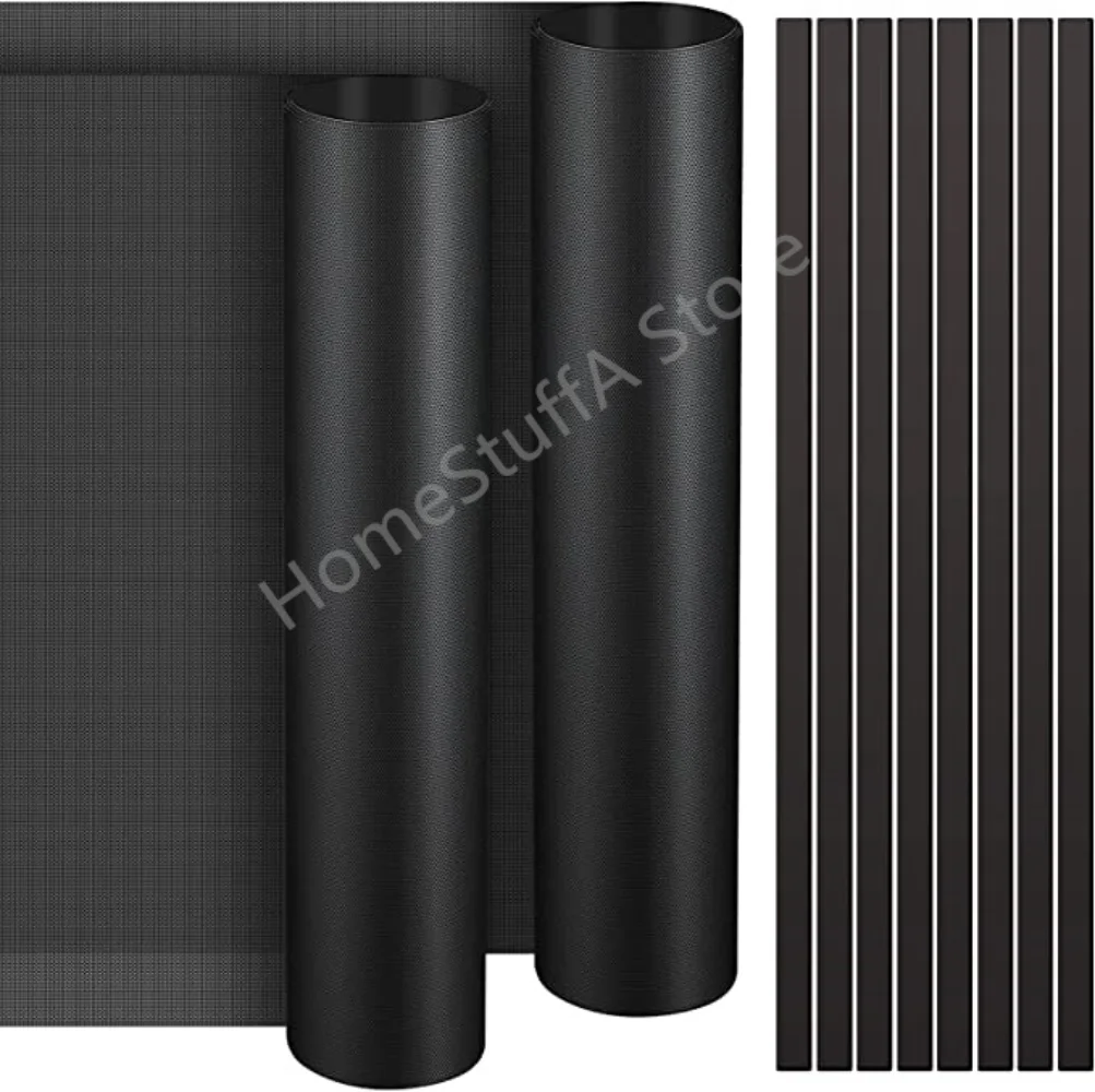 30x100cm DIY PC Chassis Cooling Dust Filter PVC Net Guard Fan Cover Dustproof Mesh for Computer Chassis Speakers 0.8mm Hole