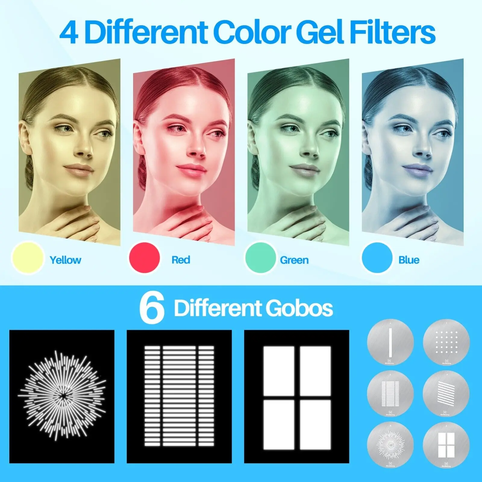 Bowens Mount Flash Snoot Lente Cônica Artista em Vídeo Modelagem Shape Light Estúdio com Lente Óptica Gobos Fotografia Acessórios - Image 4