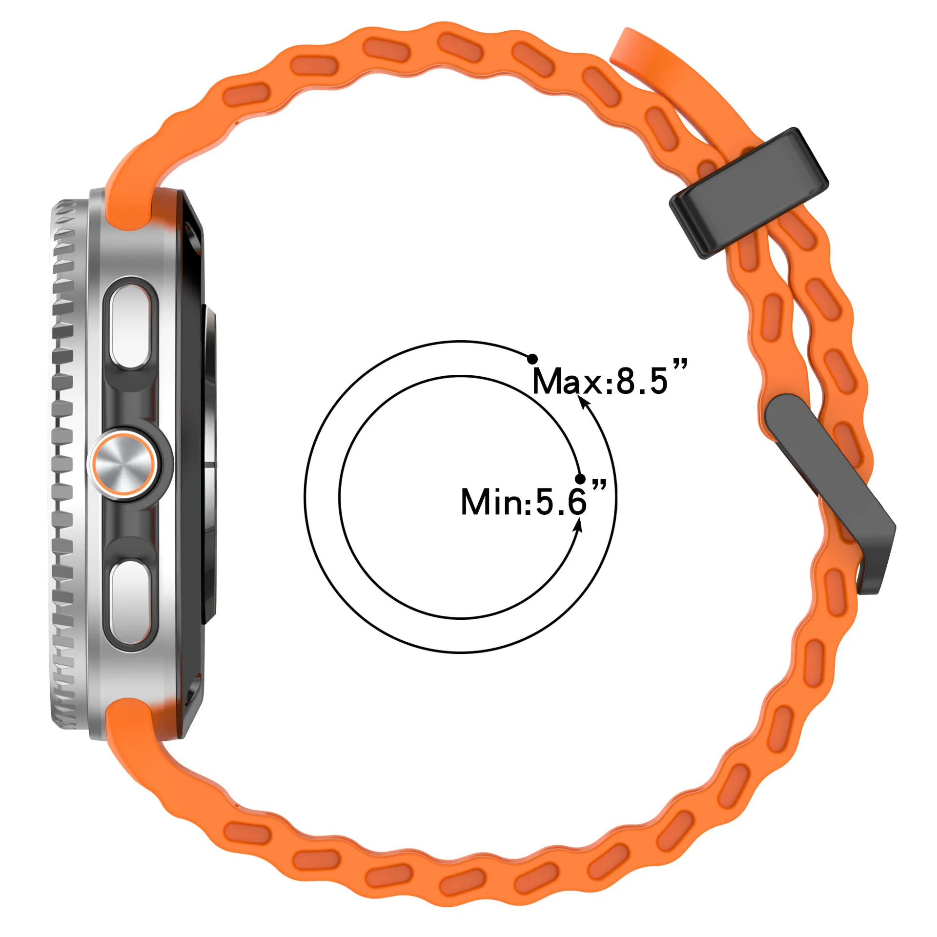 Ocean Band für Samsung Galaxy Watch 9 8 44mm 40mm Classic 46mm Sportliches Atmungsaktives Correa Armband Galaxy Watch 9 8 Serie Armband – Detail 2