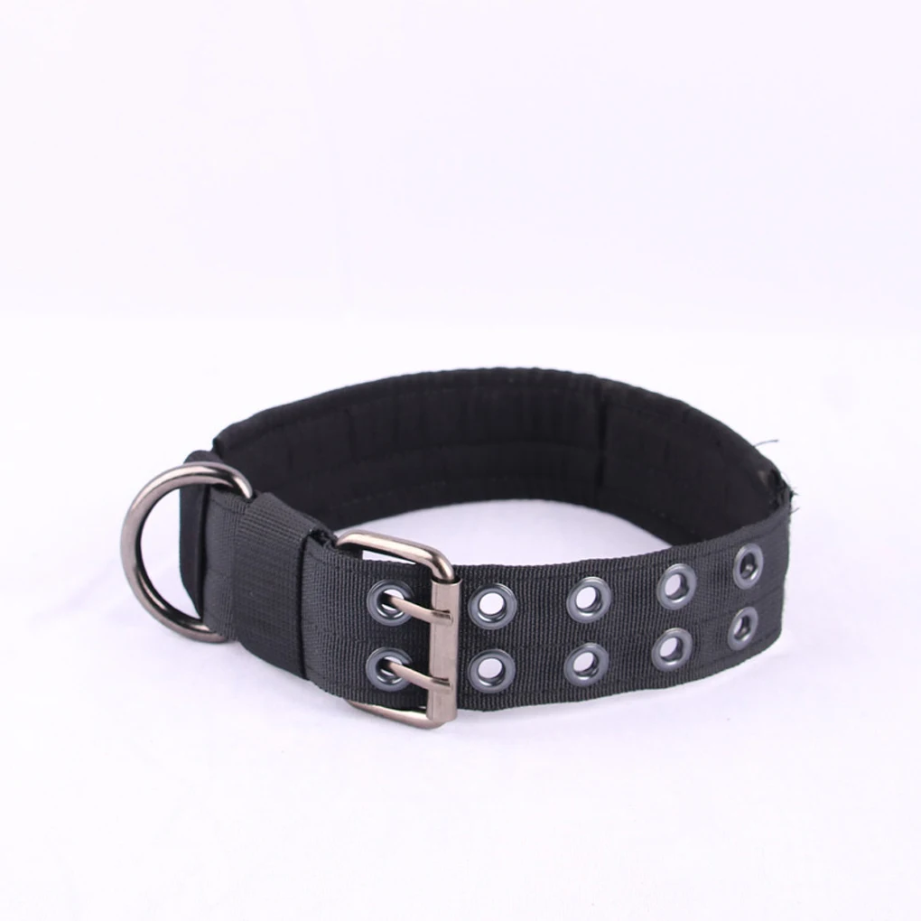 2 Wide Leather Dog Collar Thick Studded Heavy Duty for Large Dogs