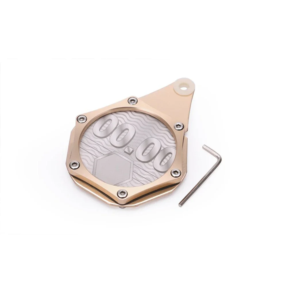 Motorrad Steuer Disc Mehrfarbige Plattenhalter Metall Kartenaufhänger Etikettenhalter Roller Fahrräder Ersatzteile Beige – Detail 3