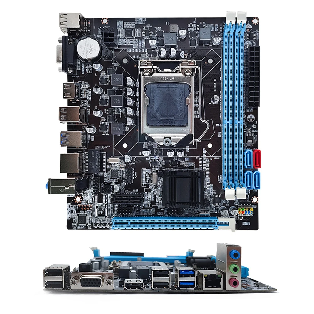 B75 Motherboard LGA1151 16GB M.2 NVME Support 2XDDR4 For 6/7/8Th 14Nm CPU Desktop Computer Motherboard B75 LGA1155 Dual channel