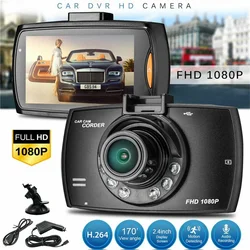 Caméra DVR G30 Full HD 1080P, Dashcam, enregistreur de conduite, 140 degrés, pour voiture, Vision nocturne, capteur G, tableau de bord 