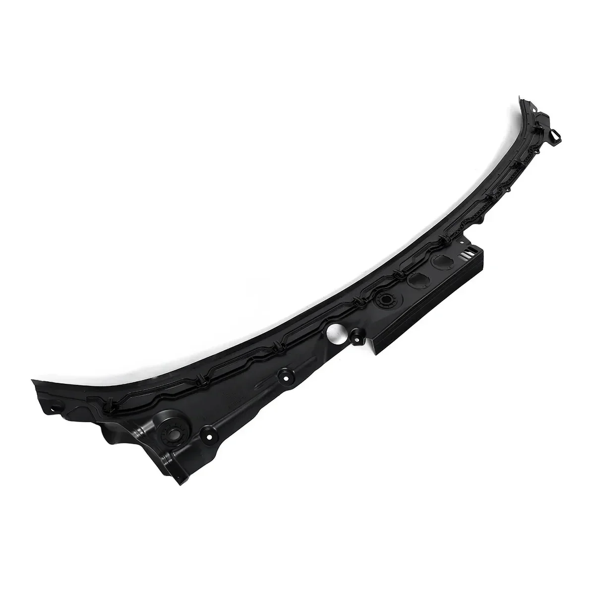 Black Plastic Windshield Wiper Cover Vent Cowl Grille Panel