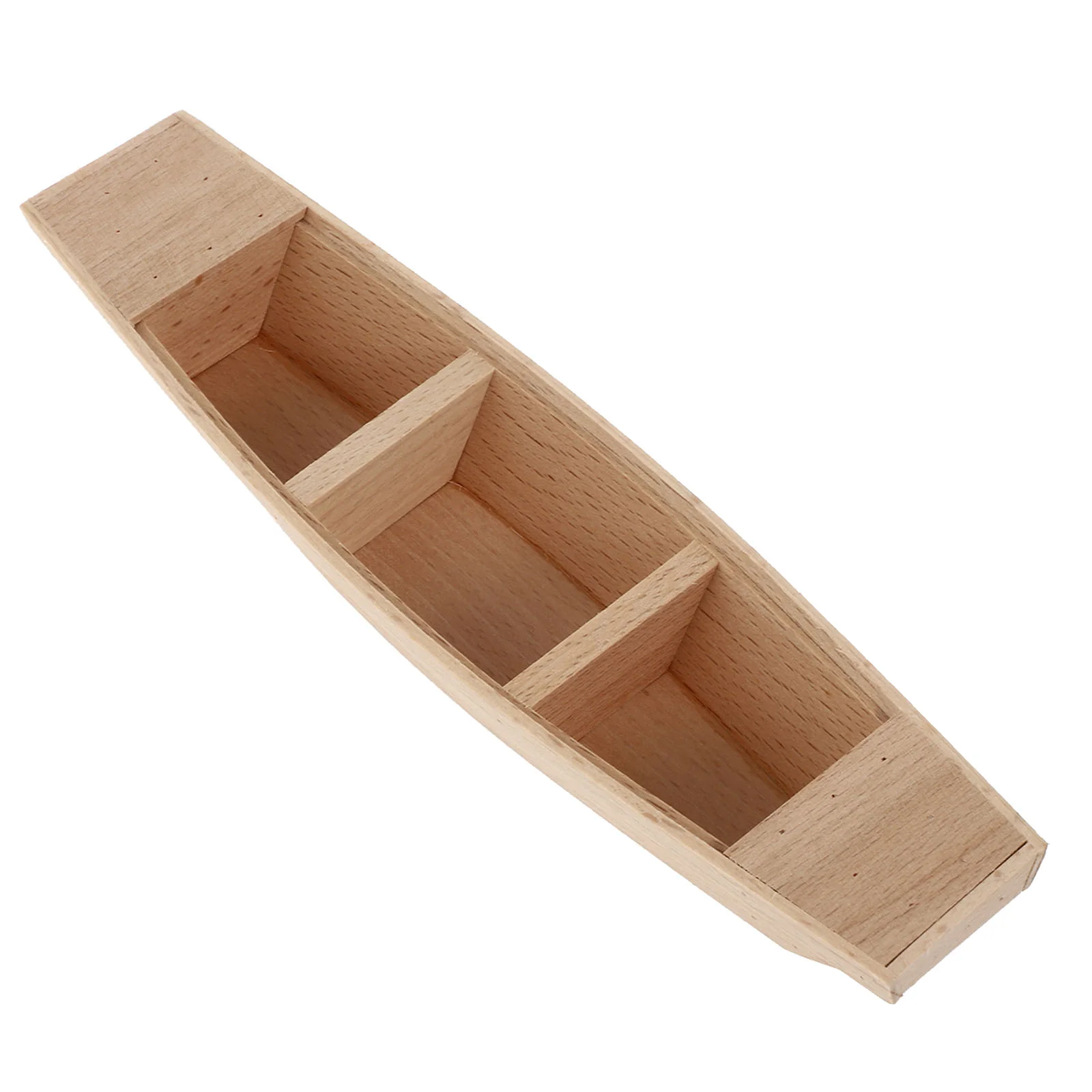 

Boat Wooden Model Wood Unfinished Decor Miniature Mini Ornament Sailboat Craft Desktop Canoe Rowboat Statues Sailing Ship Beach