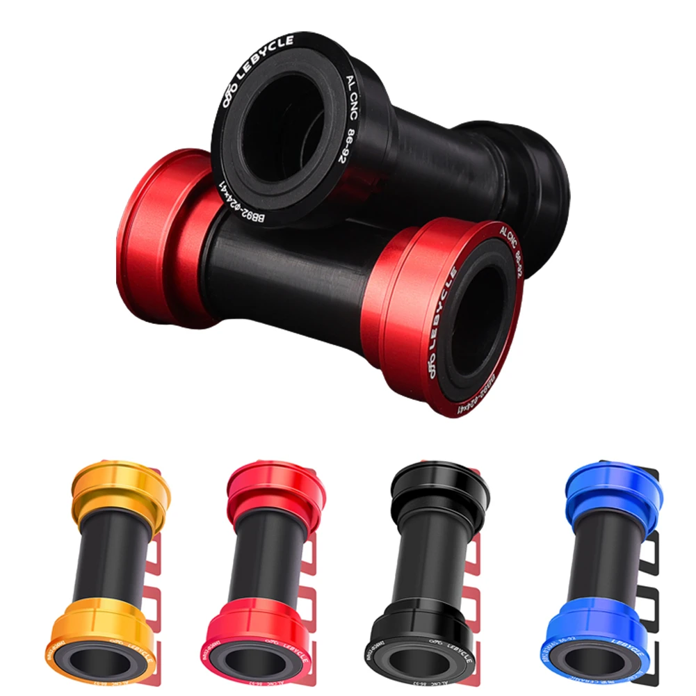 Mtb Road Bike Bicycle 92 86 Bottom Bracket For Shimano Id24mm Aluminum Alloy Bicycle Thread Kit Cycling Crankset Parts Aliexpress